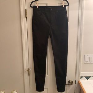 Madewell Curvy High-Rise Skinny Black Jeans
